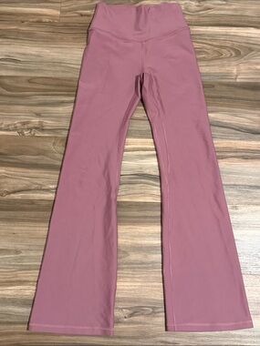 YPB Abercrombie Fitch Leggings Mauve SculptLUX Flare Ultra High Rise Small Short